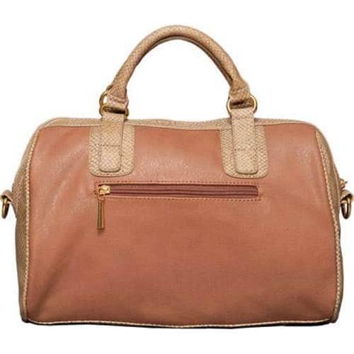 Women's Elise Hope Contrast Satchel Brown Elise Hope Satchels