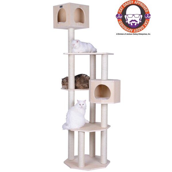 Shop Armarkat Premium Scots Pine Wood 85inch Cat Tree Free Shipping