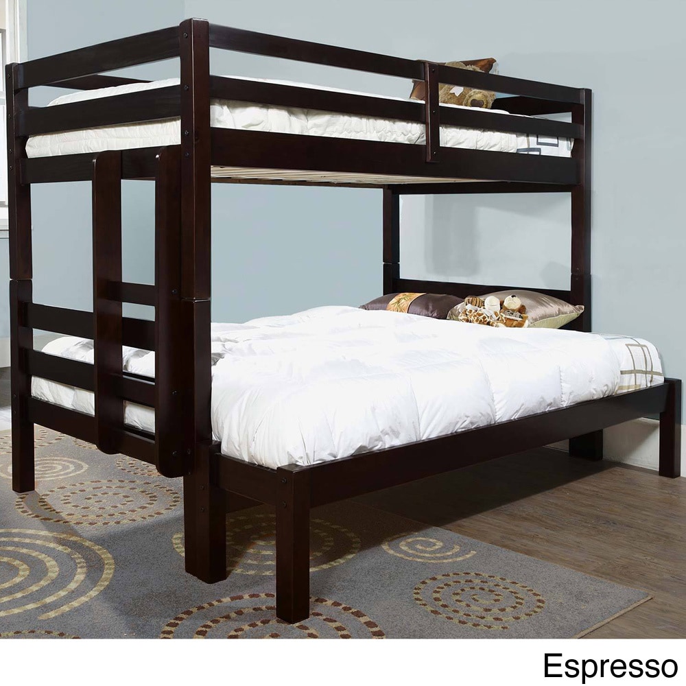 Rockford International Napoli Twin Over Full Bunk Bed Espresso Size Twin