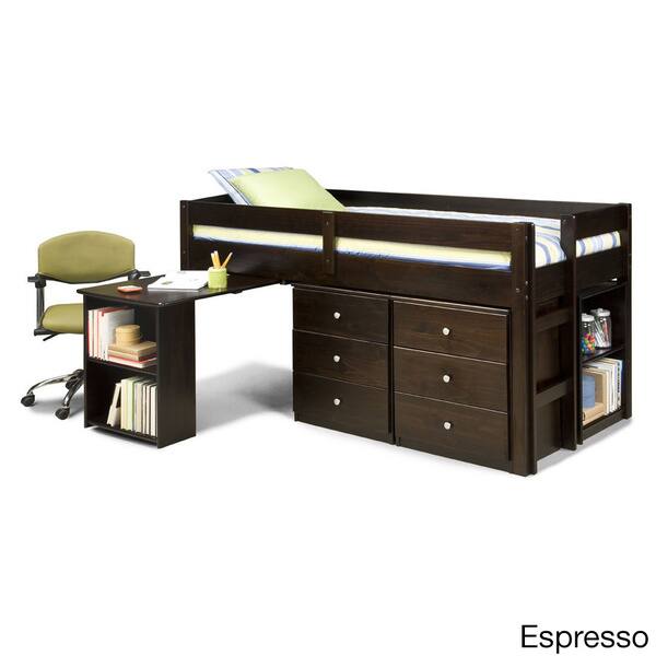Shop Greyson Living Napoli Low Loft Twin Bed With 6 Drawer Storage