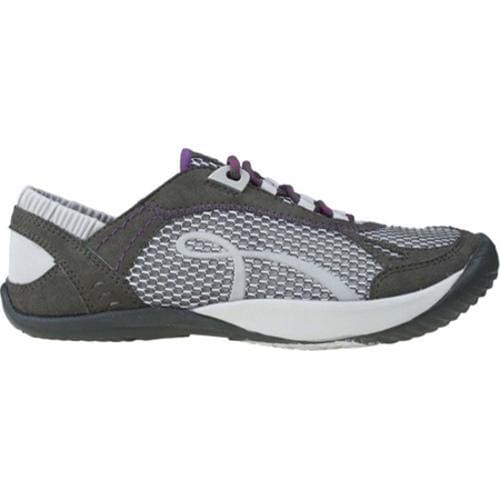 Womens Kalso Earth Shoe Prosper Dark Grey Microfiber  