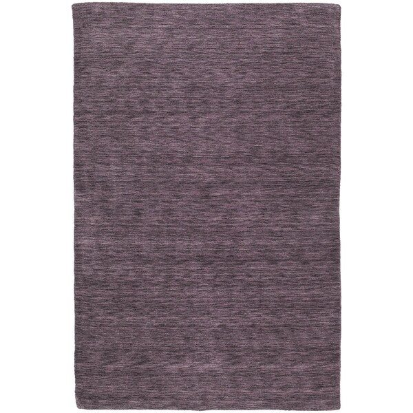 Gabbeh Hand-tufted Plum Rug - 7'6 x 9'