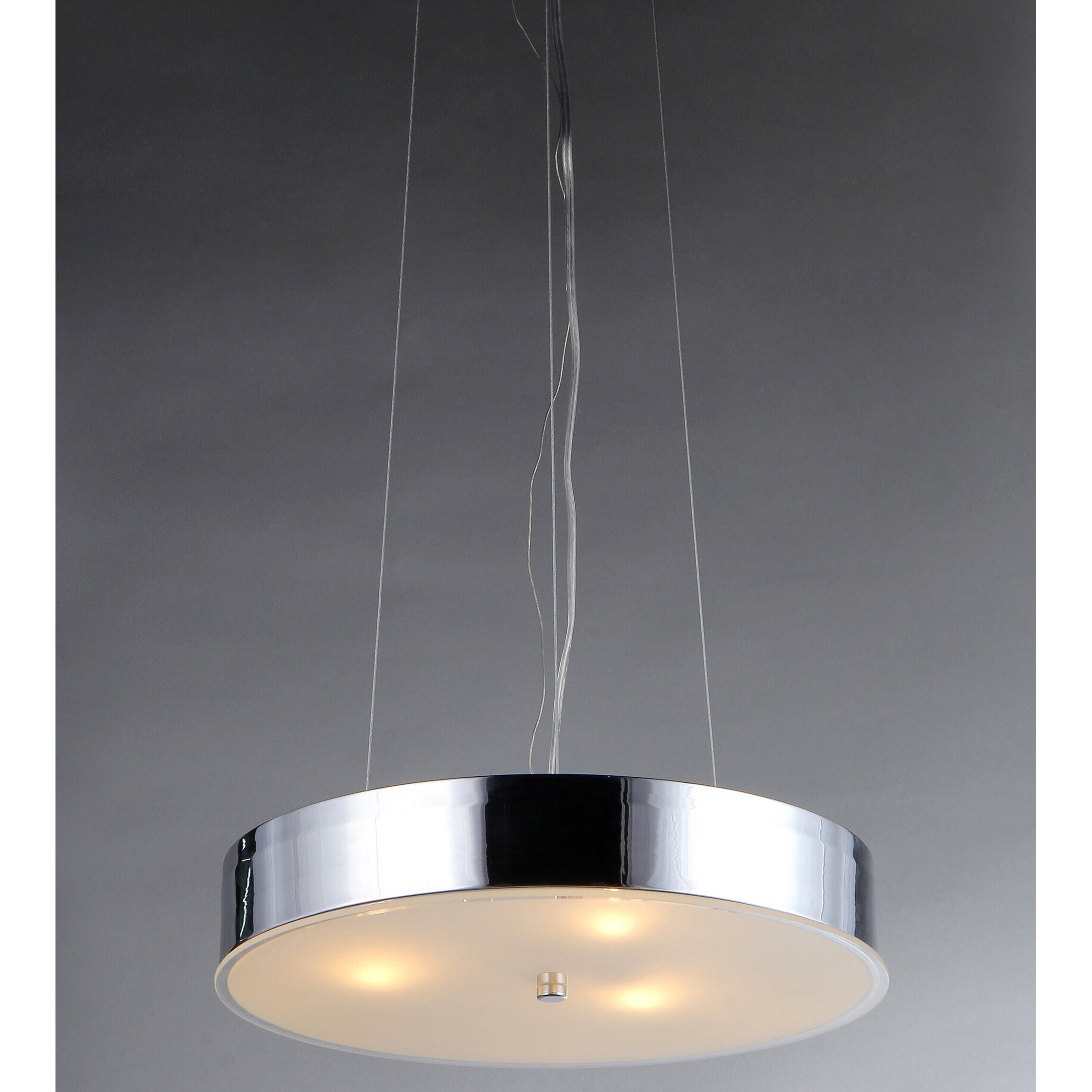 Modern Chrome Chandelier (Moon Chandelier) - Chandeliers For Bedrooms by Overstock.com