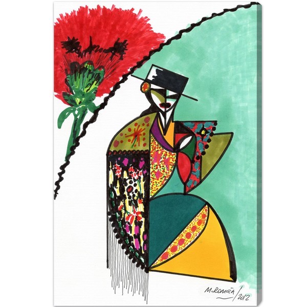 Oliver Gal 'Flamenca' Canvas Art The Oliver Gal Artist Co. Canvas