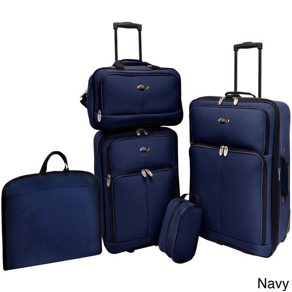 U.S. Traveler San Reno 5-piece Luggage Set - Free Shipping Today ...