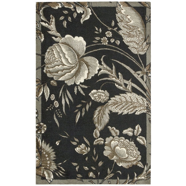 Nourison Waverly Artisanal Delight Noir Area Rug (4 X 6)