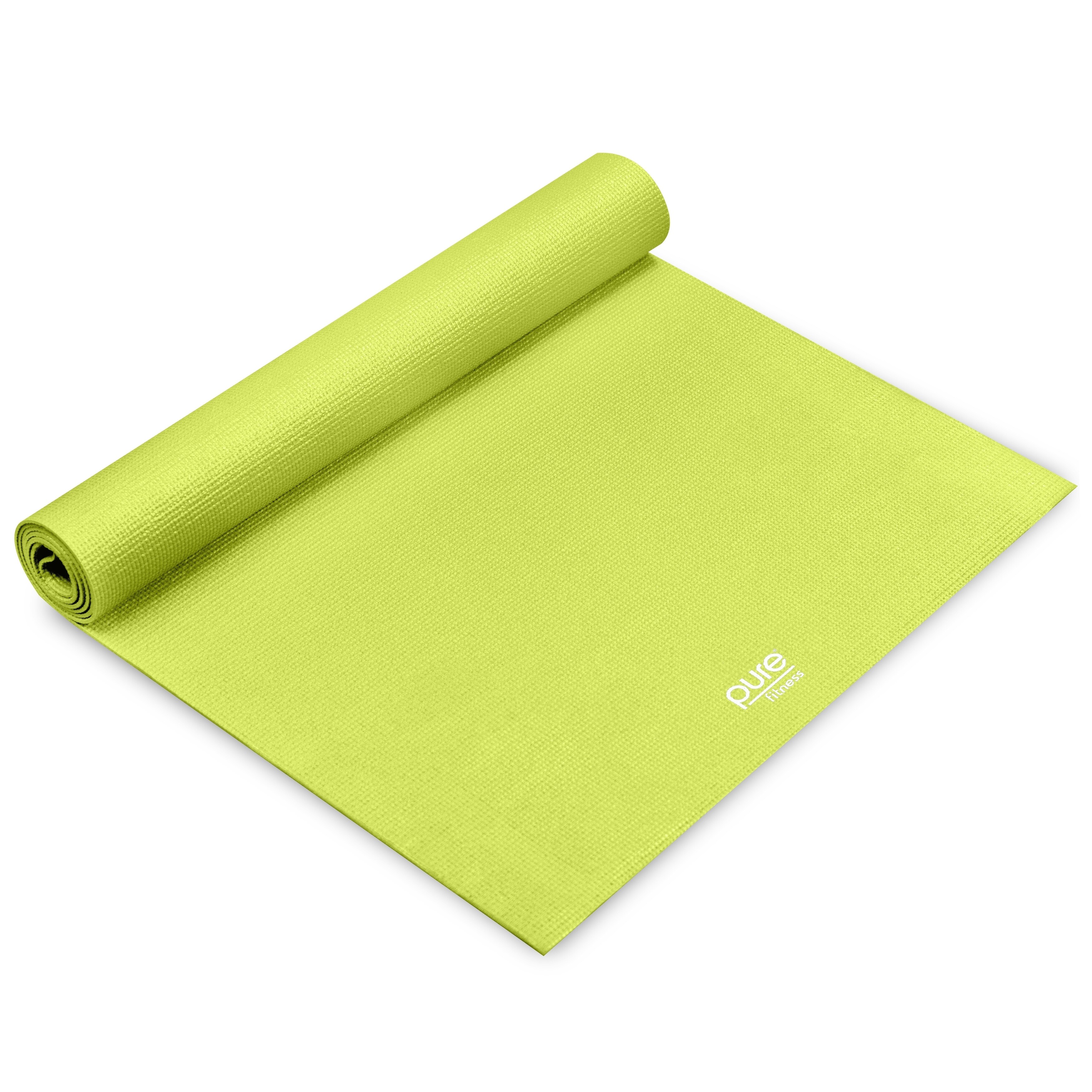 Shop Pure Fitness 3 5mm Yoga Mat Lime Limey Yellow 68x24