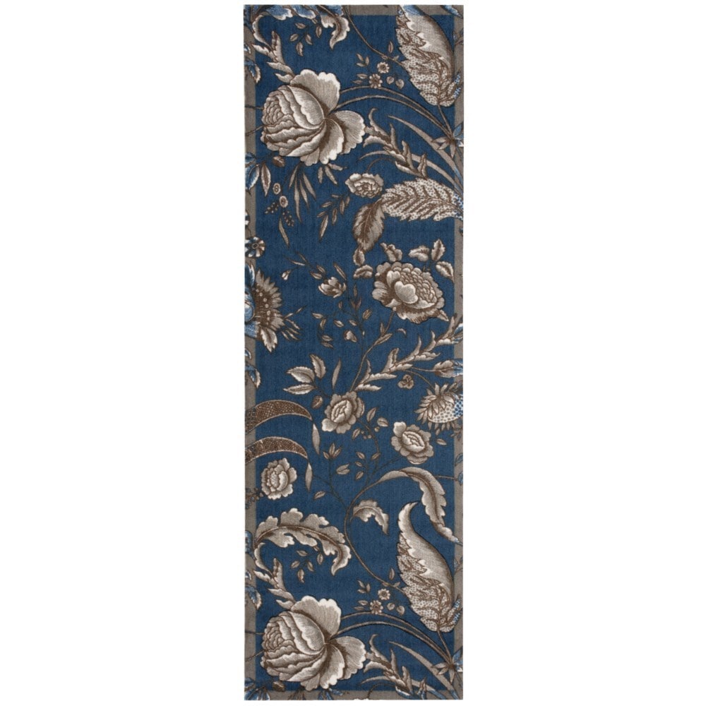 Nourison Waverly Artisanal Delight Indigo Rug Runner (26 X 8)