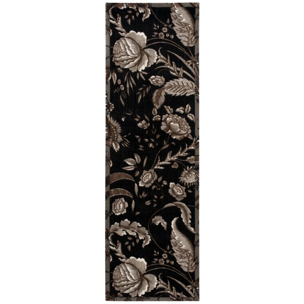 Nourison Waverly Artisanal Delight Noir Rug Runner (26 X 8)