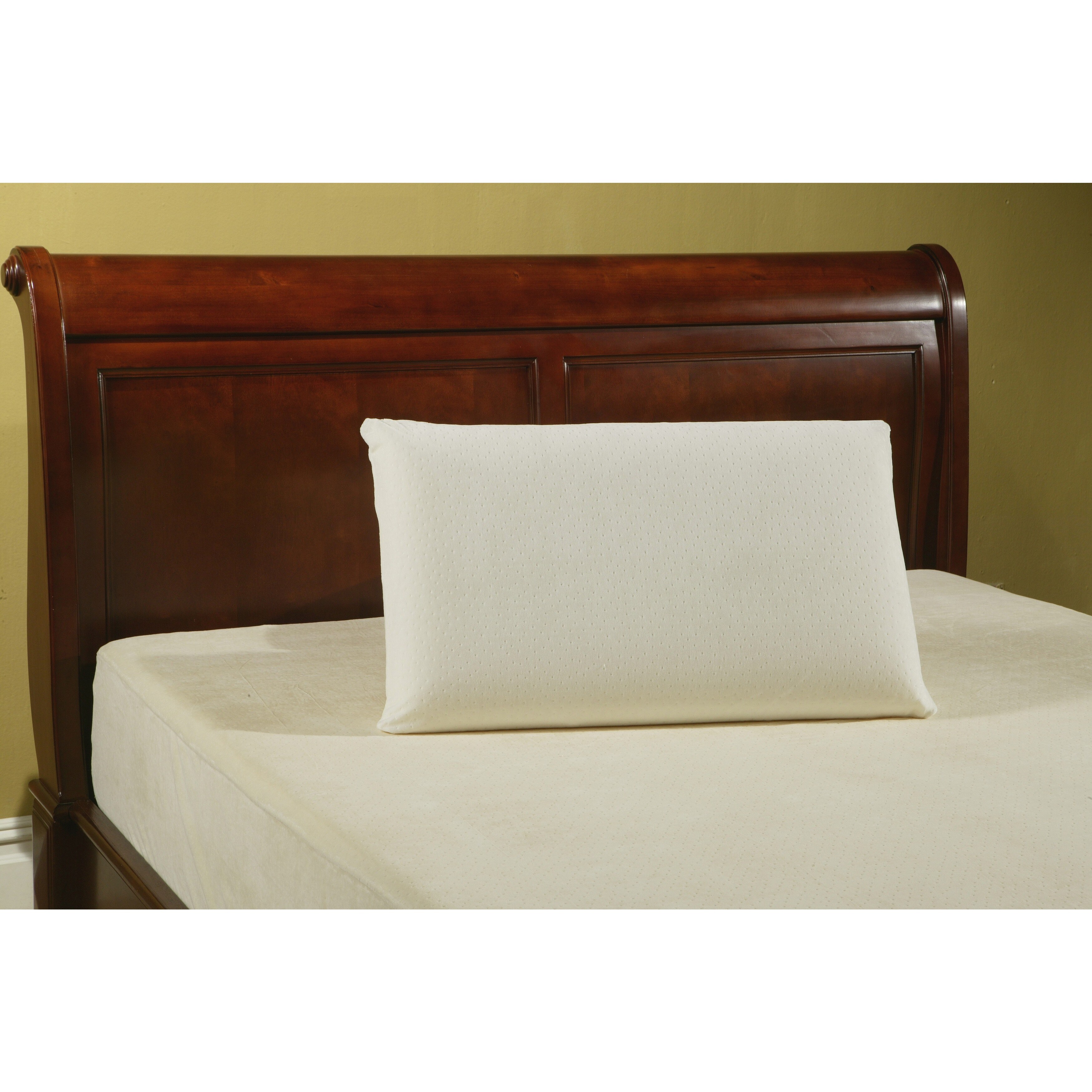 Shop Sleep Zone European Molded Memory Foam Pillow Free Shipping