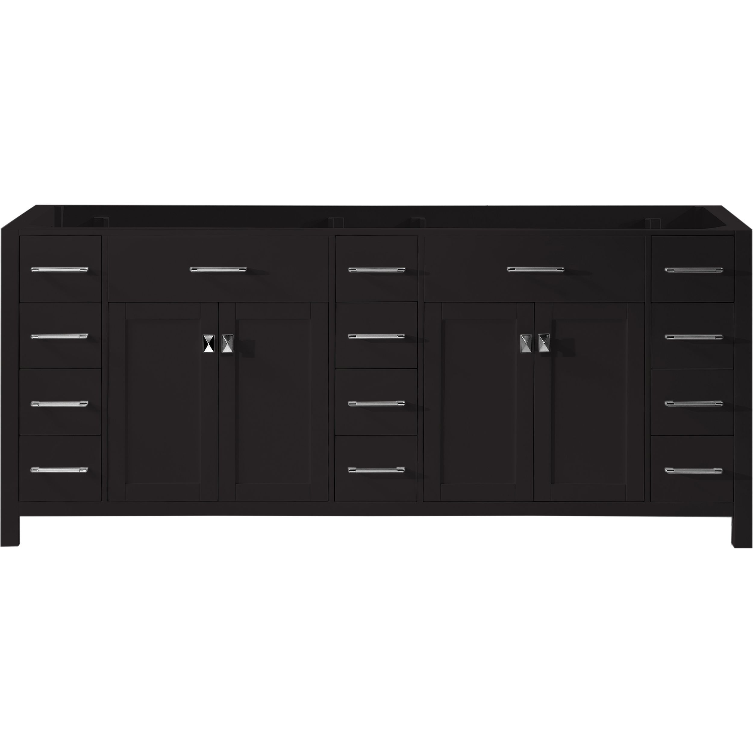 Shop Virtu Usa Caroline Parkway 78 Inch Double Sink Bathroom