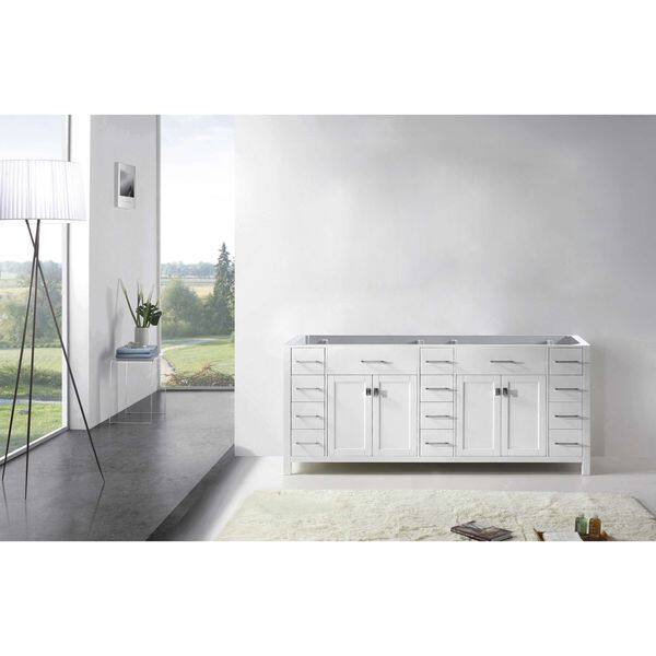 Shop Virtu Usa Caroline Parkway 78 Inch Double Sink Bathroom