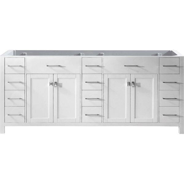 Shop Virtu Usa Caroline Parkway 78 Inch Double Sink Bathroom