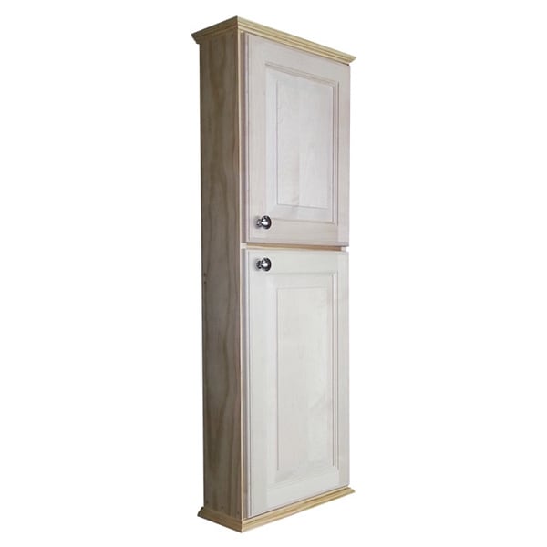 Ashley Series 48-inch Unfinished 2.5-inch Deep On-the-Wall Cabinet ...