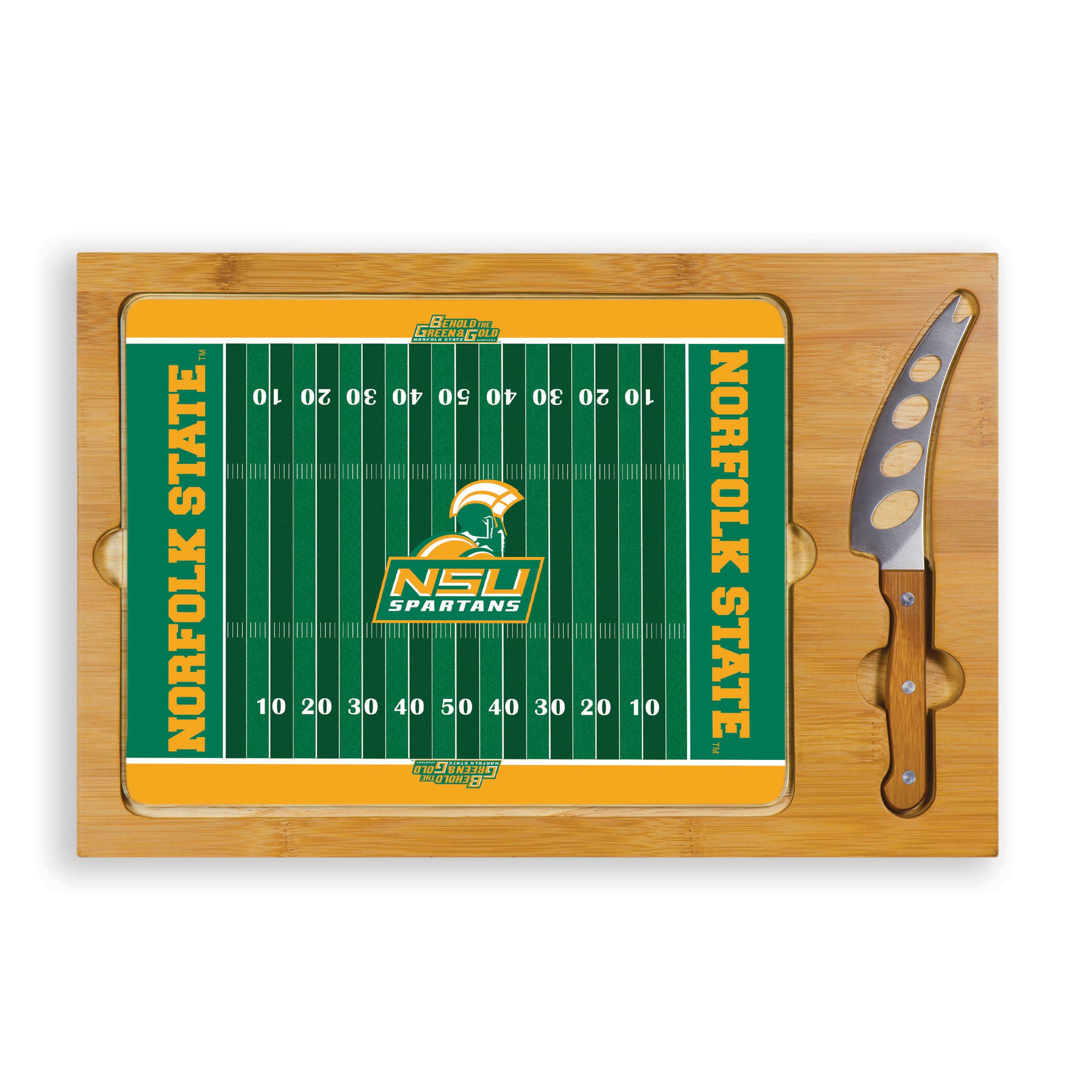 Football (norfolk State University Spartans) Icon Cheese Tray