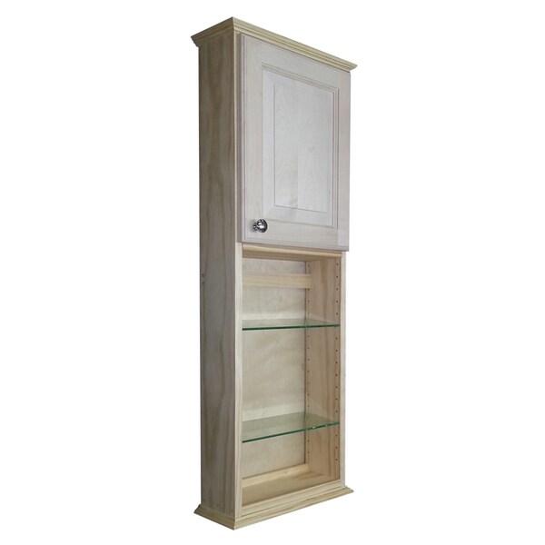 Shop Ashley Series 42x5.5inch Unfinished Wall with Shelves Free Shipping Today