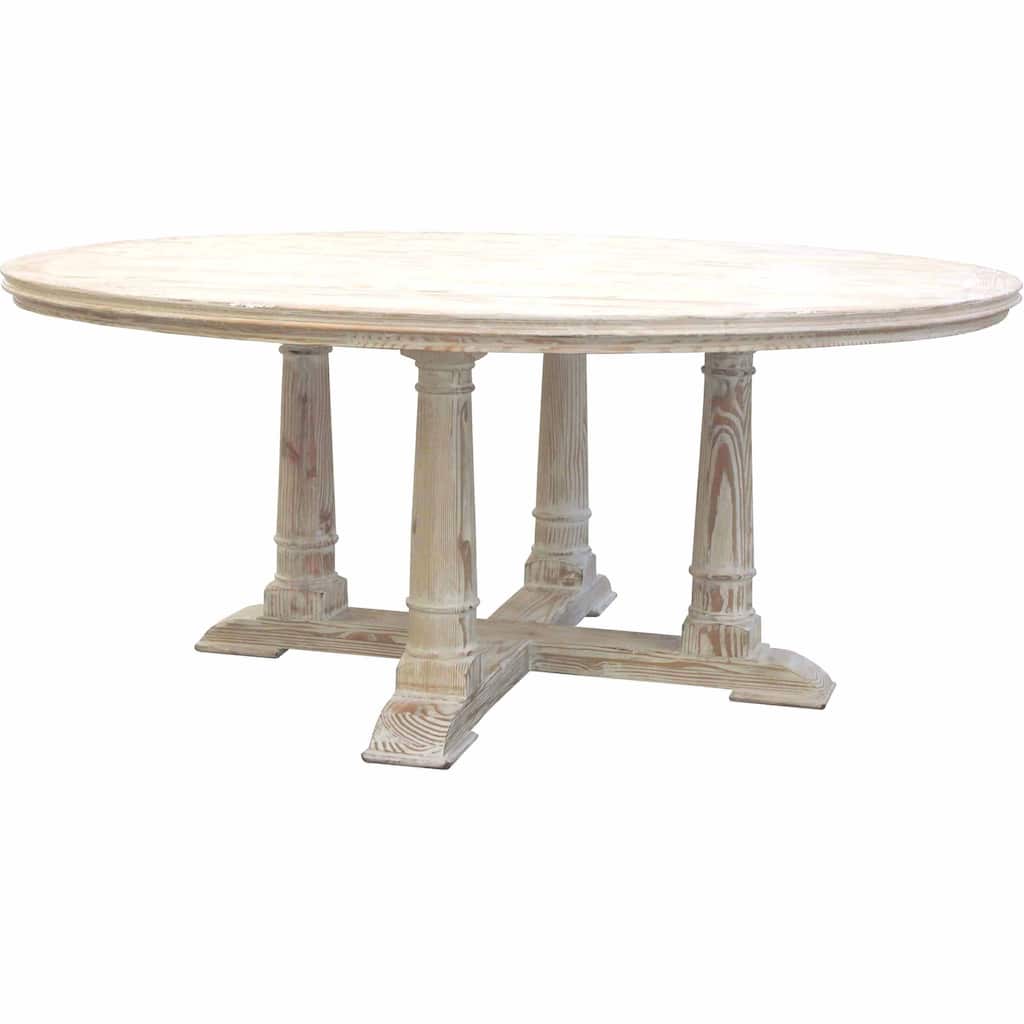 Victoria Reclaimed Wood Round Dining Table