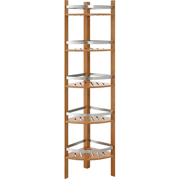 corner bathroom shelf tower