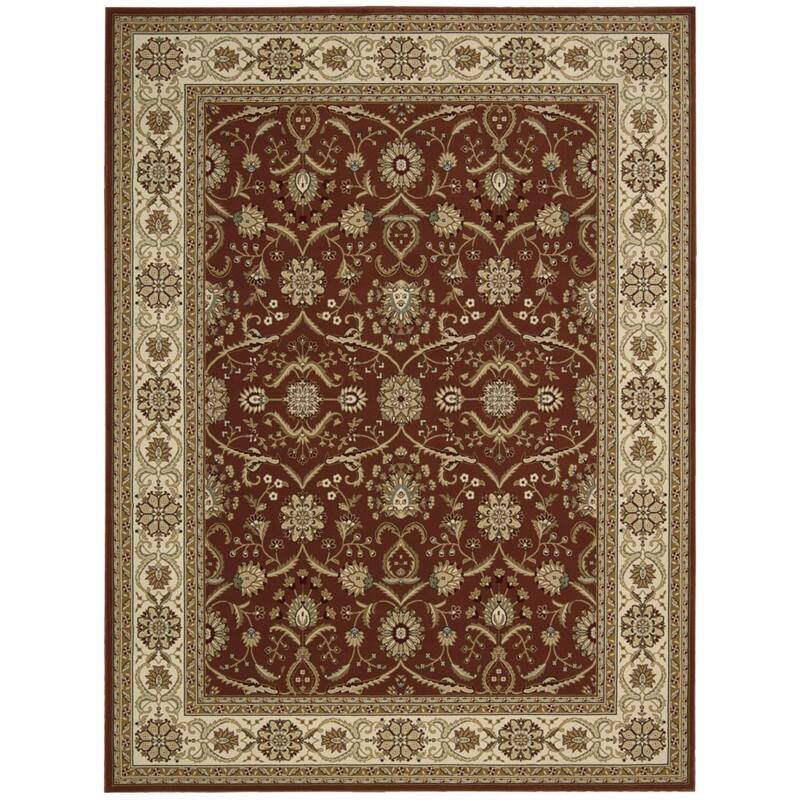 Nourison Persian Crown PC001 Area Rug - 3' 9" x 5' 9" - Brick - Rectangle