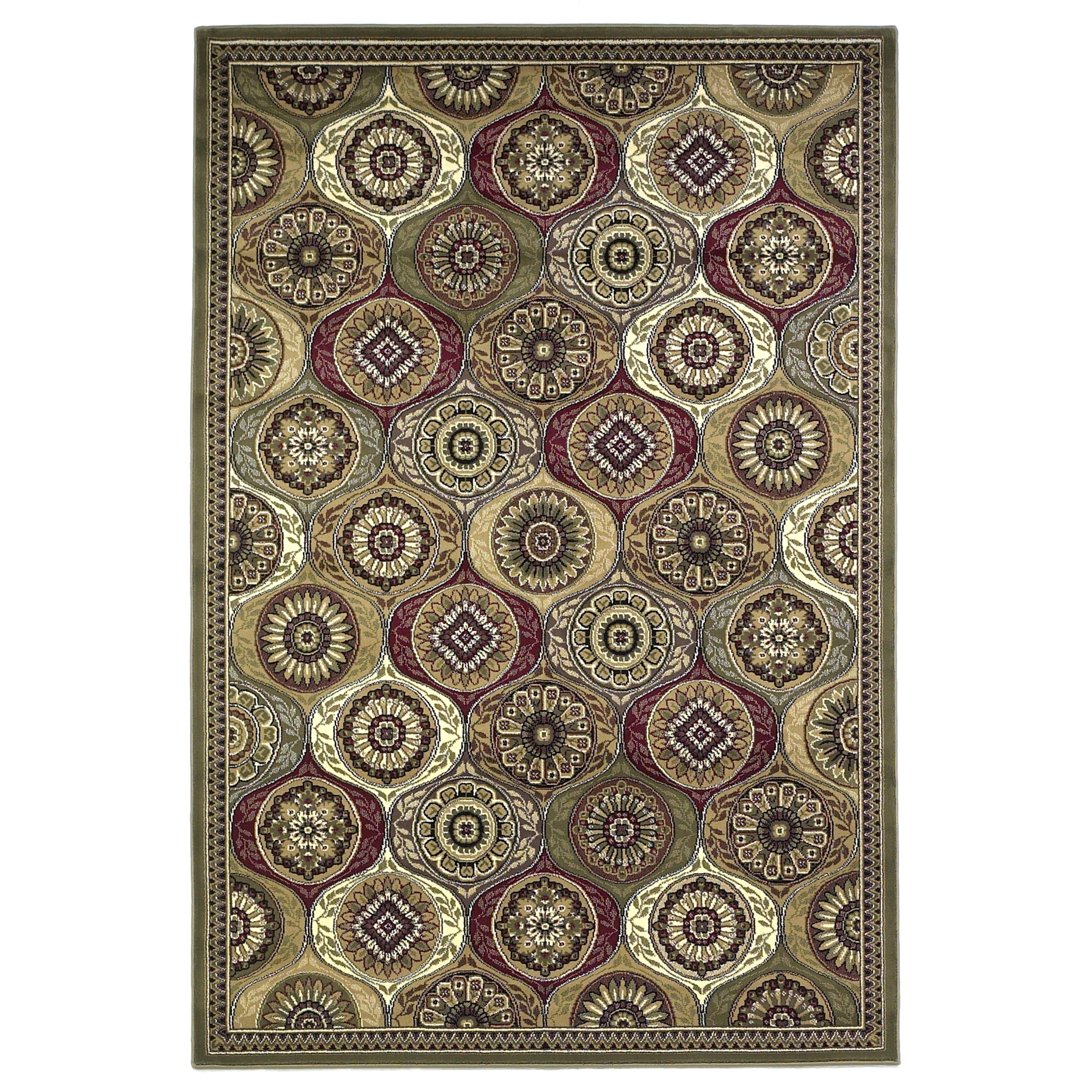 Domani Legacy Tiled Medallions Rug (18 X 27)