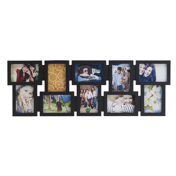 Melannco Black 10 opening Collage Melannco Photo Frames & Albums