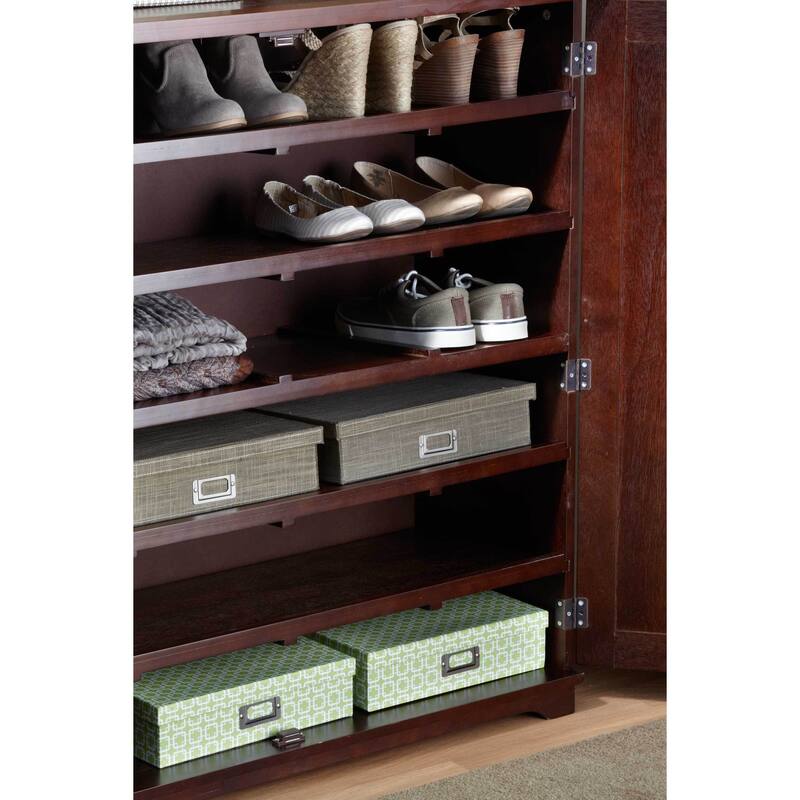 Merry Products 6-Tier Wooden Shoe Dresser
