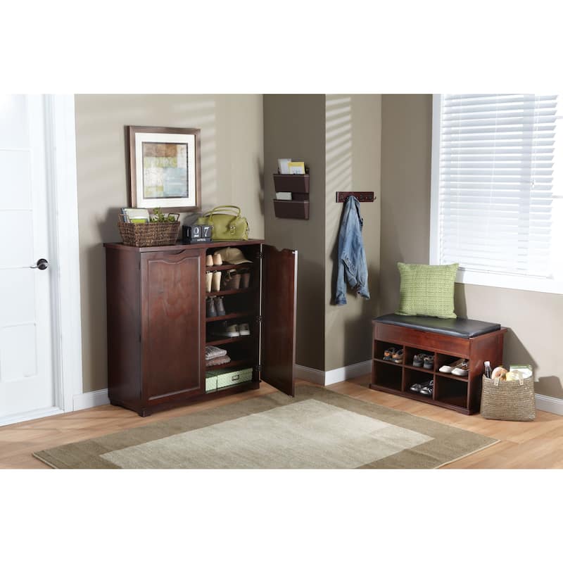 Merry Products 6-Tier Wooden Shoe Dresser