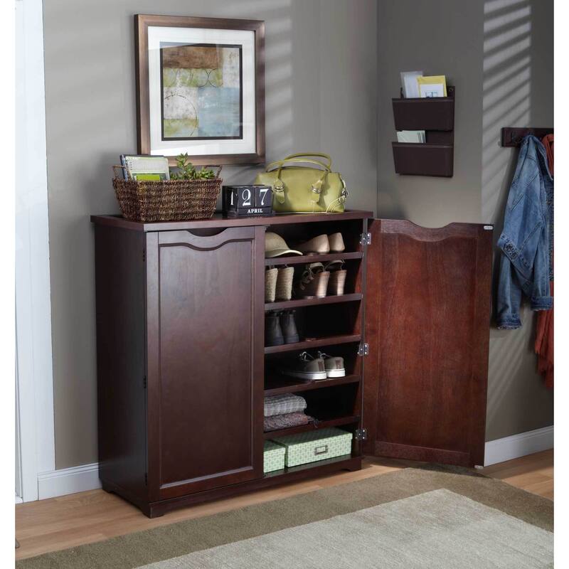 Merry Products 6-Tier Wooden Shoe Dresser