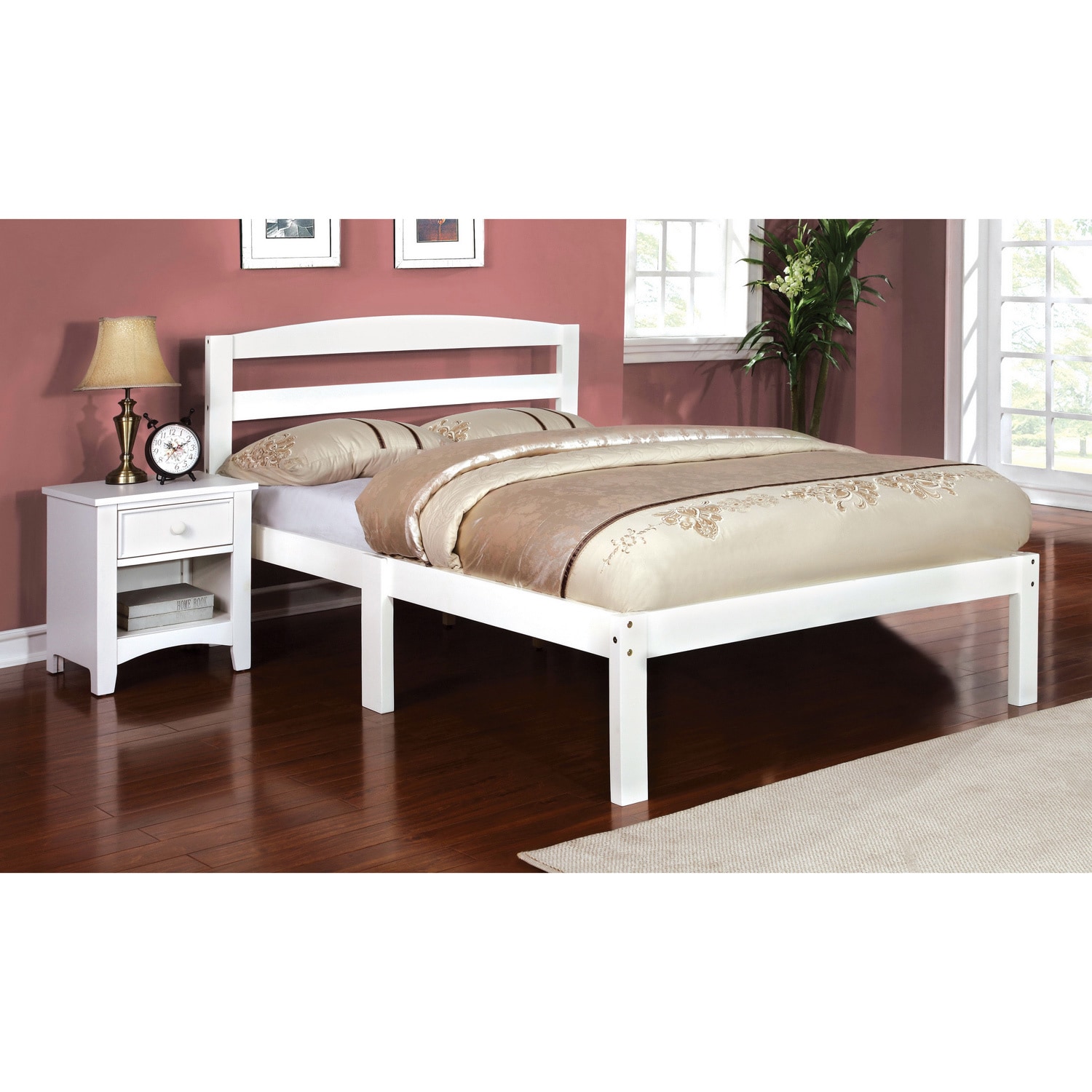 Furniture Of America Furniture Of America Himeno Modern Full Size Bed Brown Size Full