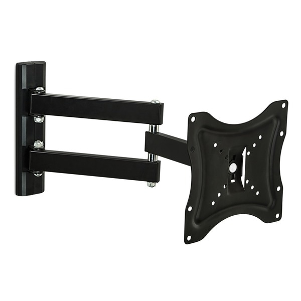 Mount It Articulating Arm, Black Single TV Wall Mount for LCD/ LED