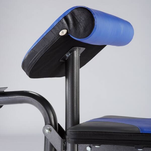 Shop Pure Fitness Multi Purpose Mid Width Weight Bench Blue