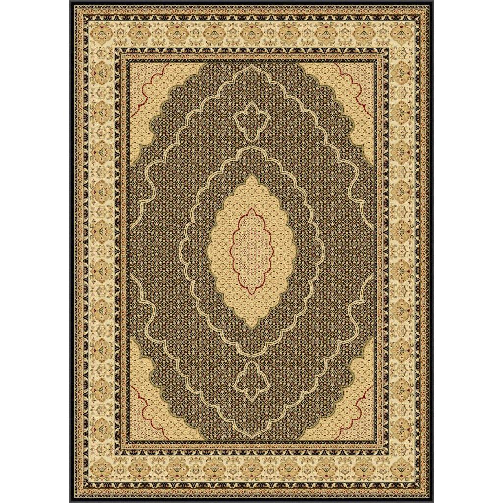 Centennial Black Traditional Area Rug (53 X 73)