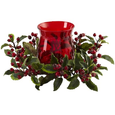 Holly Berry Candlebrum
