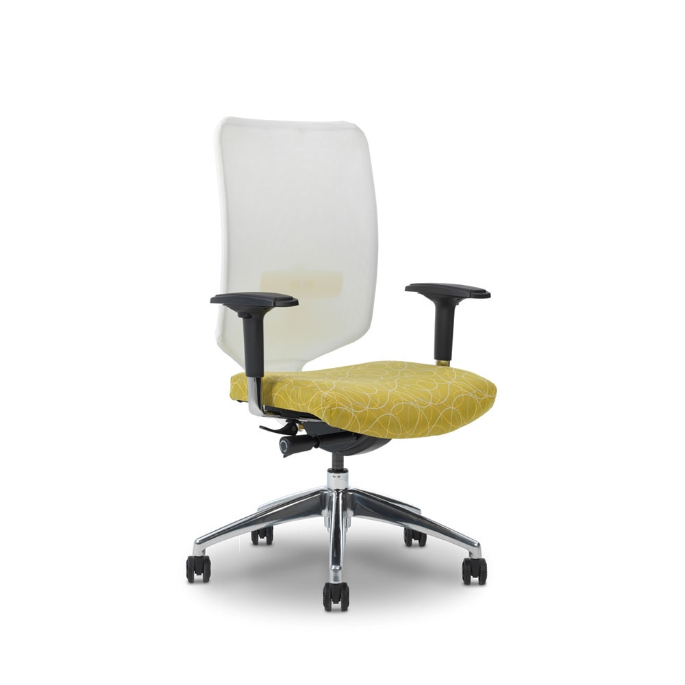 Ergocraft Newair Medium back White Back Task Chair