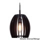 preview thumbnail 5 of 4, Canopy 1-light Crescendo Wood Slat Pendant