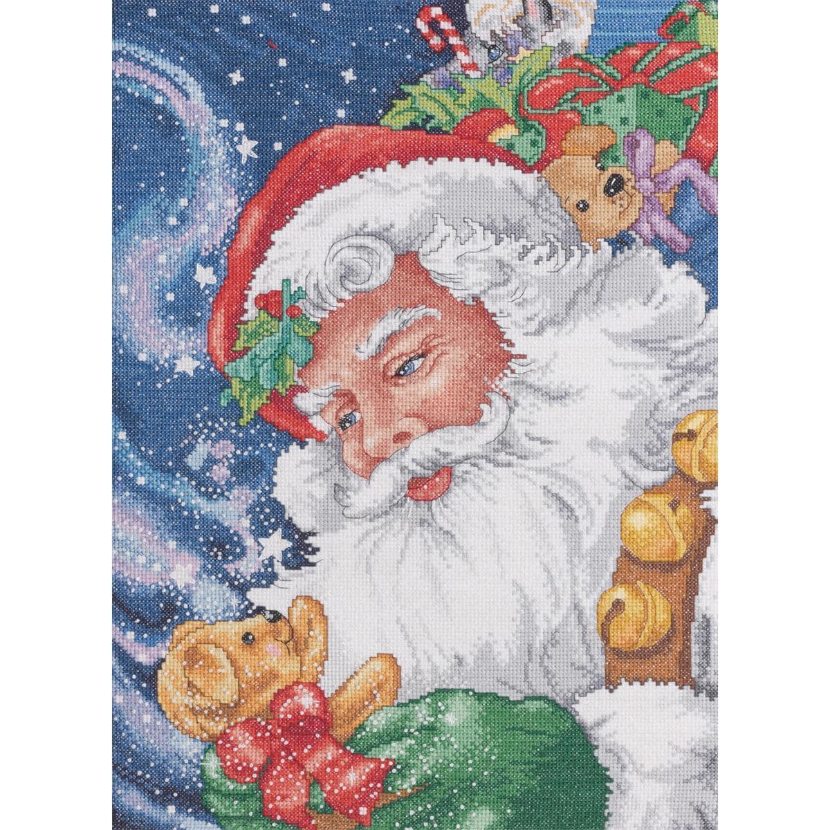 Heirloom Collection Magical Bear Counted Cross Stitch Kit  11 1/2 X16 28 Count