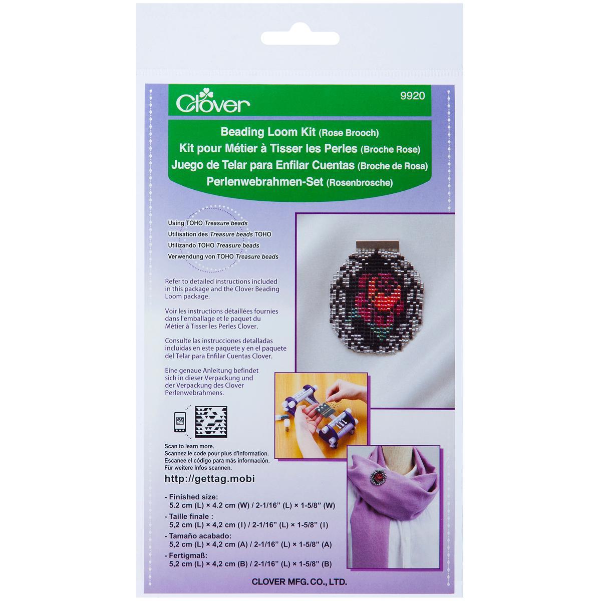 Beading Loom Kit  Rose Brooch