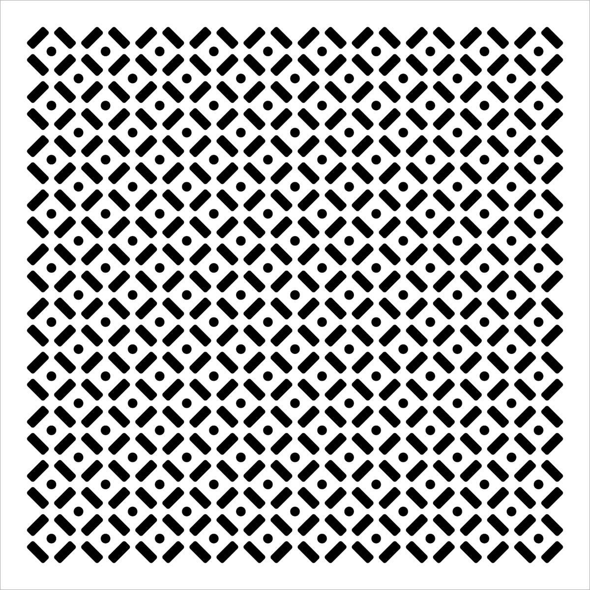 Crafters Workshop Templates 12 X12  Dots and Dashes