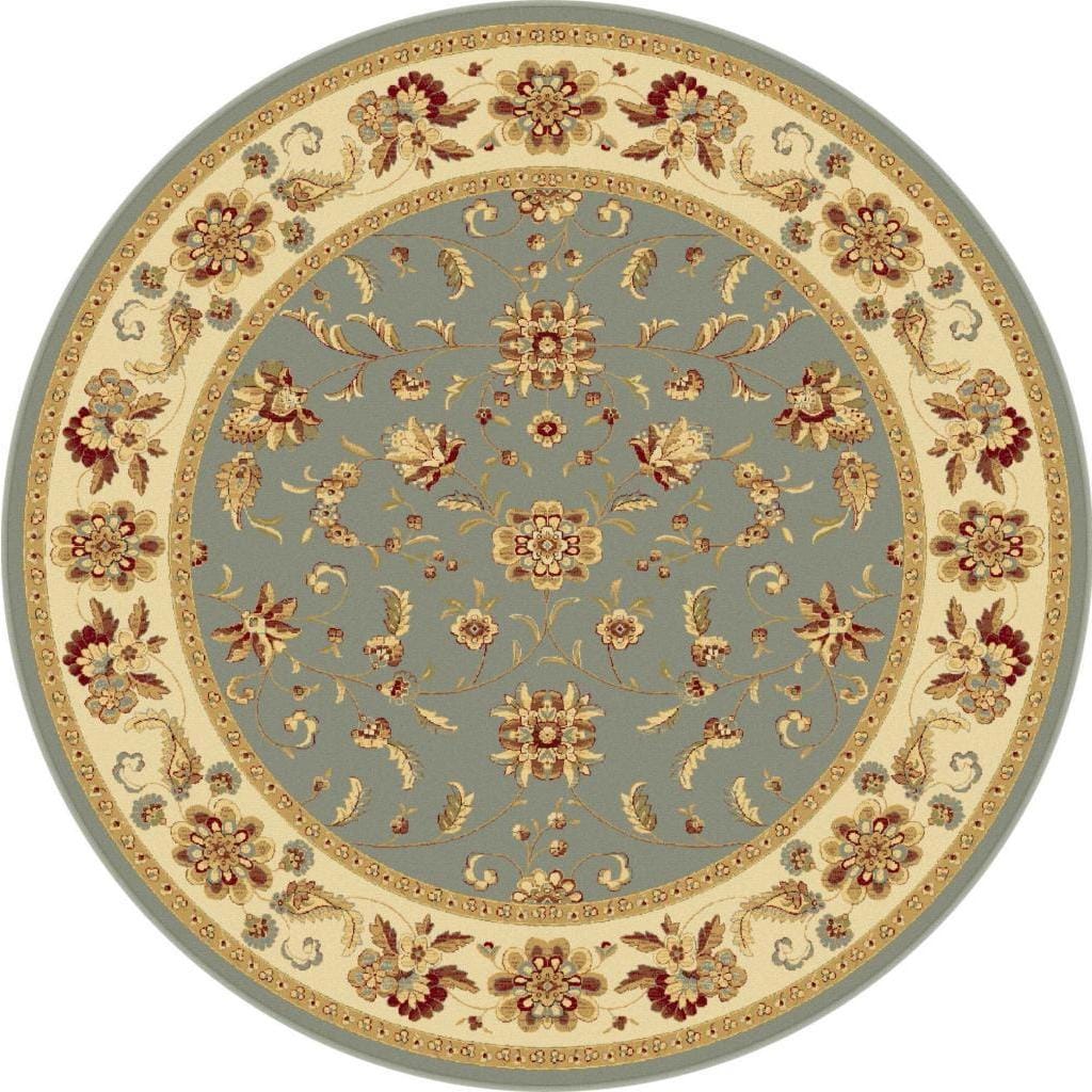 Centennial Blue Round Traditional Area Rug (710)