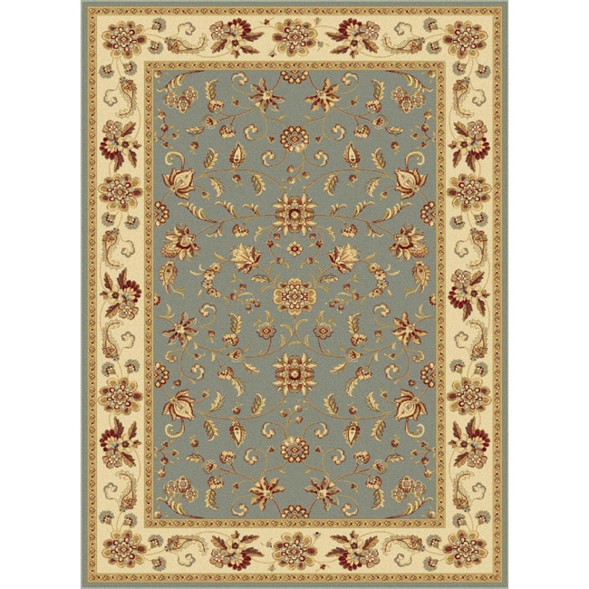 Centennial Blue Traditional Area Rug (53x73)