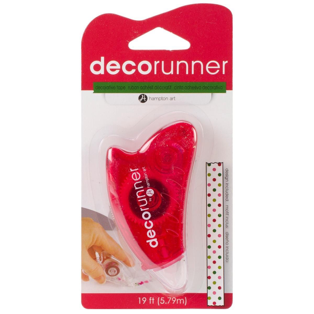 Deco Runner 8mmx19ft  Christmas Polka Dots