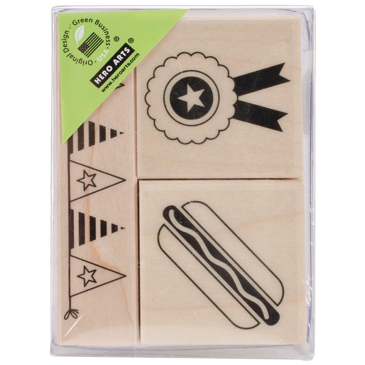 Hero Arts Mounted Rubber Stamps   So Much Fun   15686999  