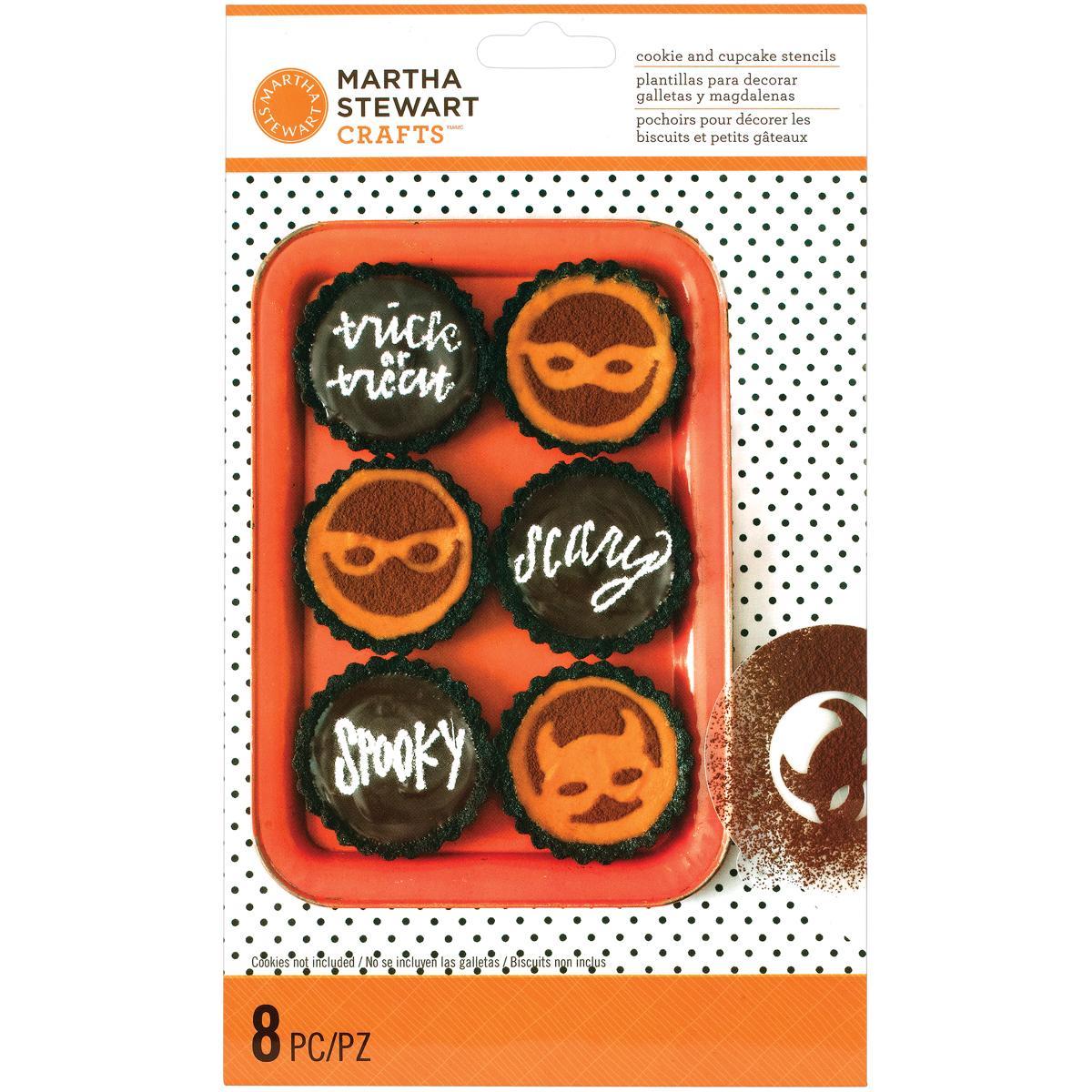 Animal Masquerade Cupcake Stencils 8/pkg