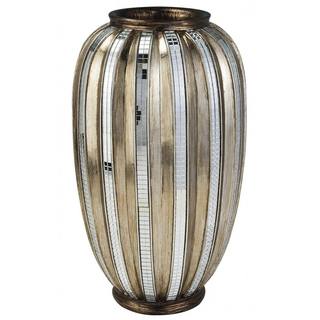 silver gold metallic tiles decorative vase free shipping today overstockcom 15689150 - Decorative Vases silver gold metallic tiles decorative vase free shipping today overstockcom 15689150 - Decorative Vases