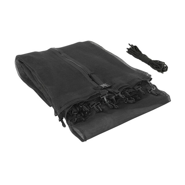 Trampoline Replacement Enclosure Safety Net for 14 ft. Round Frame, Sleeve Topped Trampolines with 4 Arches