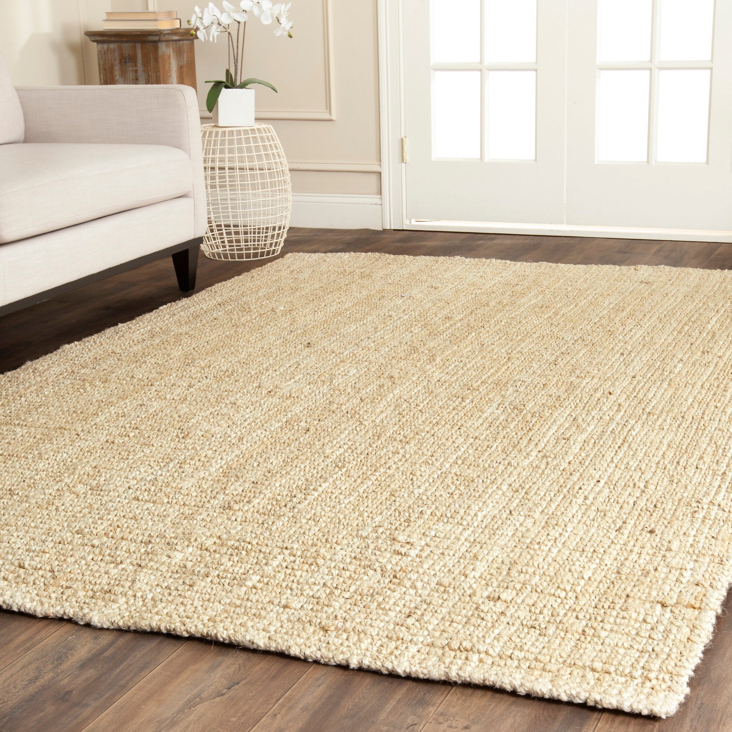 Safavieh Hand loomed Natural Fiber Ivory Jute Rug (9 Square)