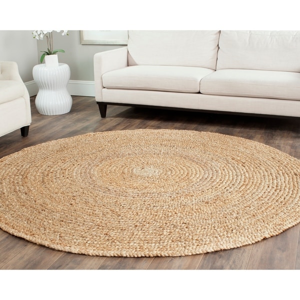 Safavieh Casual Natural Fiber Hand-loomed Natural Jute Rug - 4' x 4' Round