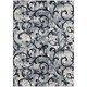preview thumbnail 5 of 19, Santa Barbara KI200 Shag Area Rug 5'3" x 7'5" - White/Navy