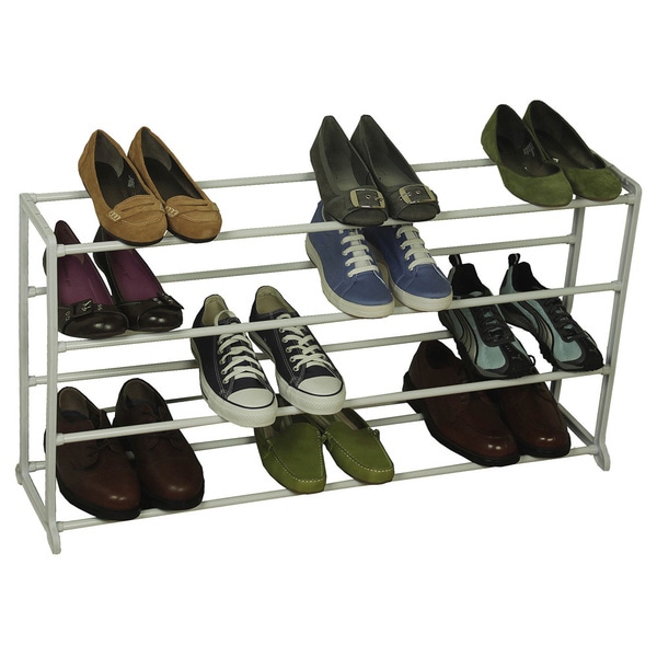 Richards Homewares 20 pair Shoe Storage Rack Richards Homewares Closet Storage