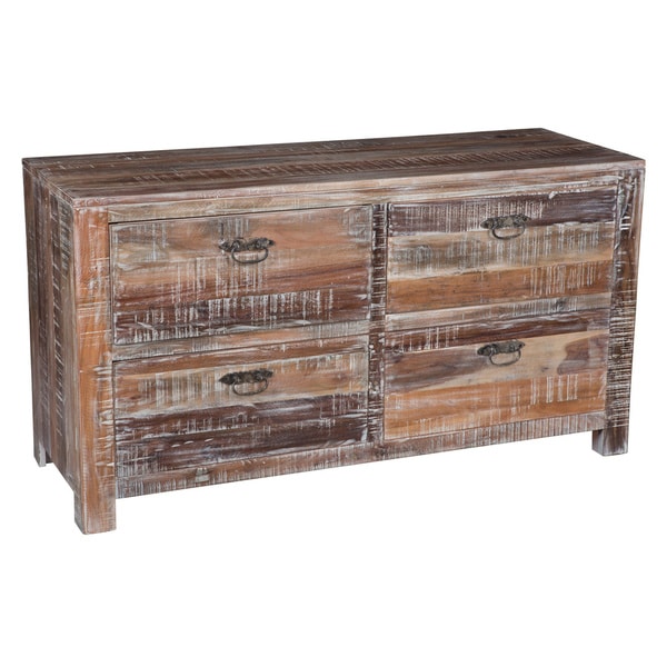 Shop Hamshire Reclaimed Wood 4drawer Dresser by Kosas Home Free Shipping Today Overstock